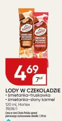 lody w czekoladzie