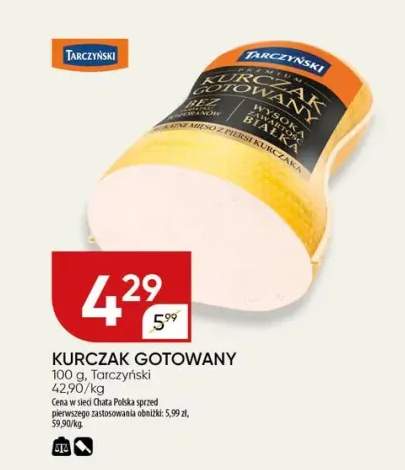 kurczak gotowany