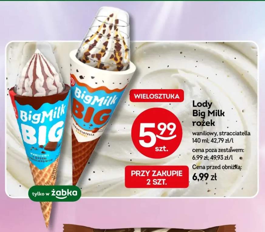 lody rożek