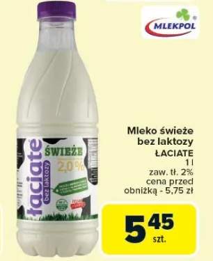 mleko bez laktozy