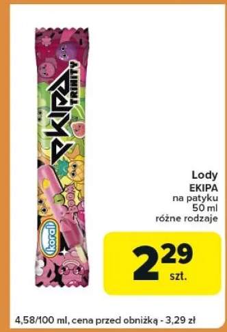 lody na patyku