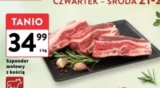 szponder wołowy z kością