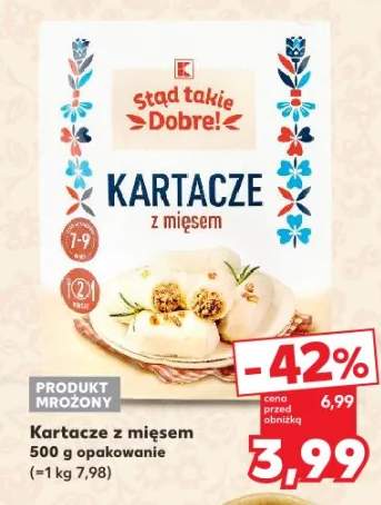 kartacze z mięsem