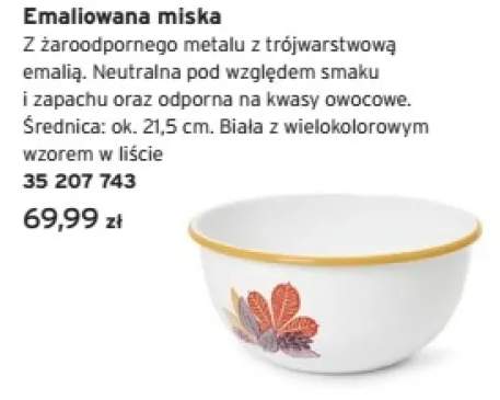 miska emaliowana