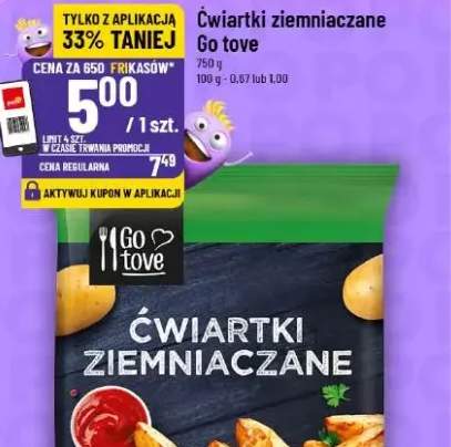 ćwiartki ziemniaków