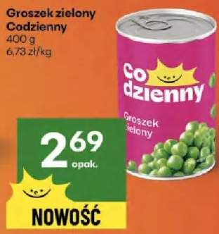 groszek zielony w puszce