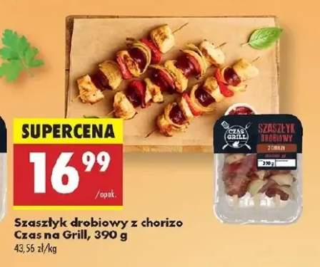 szaszłyk drobiowy grillowy