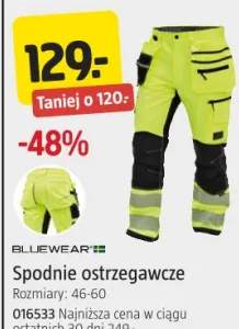 spodnie ostrzegawcze