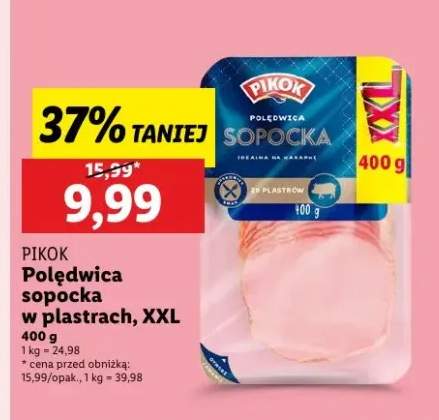polędwica sopocka w plastrach