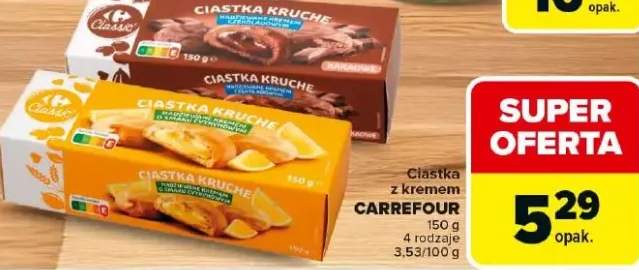 ciastko z kremem