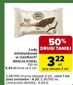lody śmietankowe