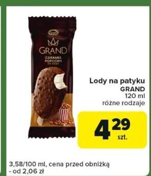 lody na patyku