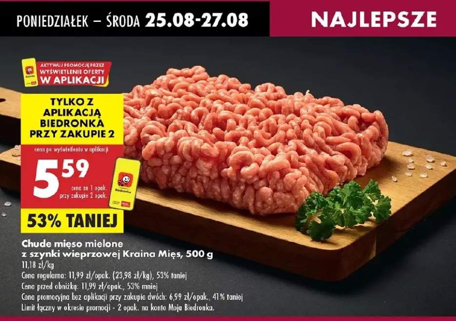 mięso mielone z szynki