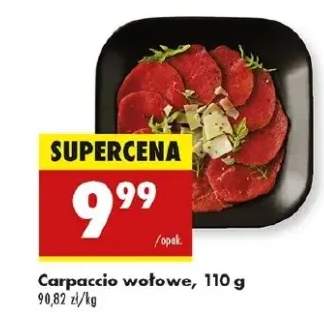 carpaccio wołowe