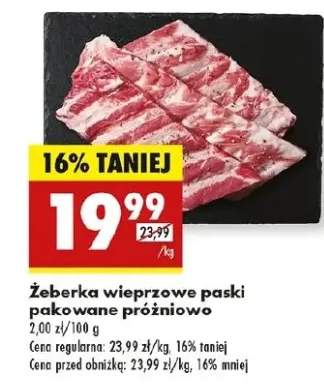 żeberka wieprzowe