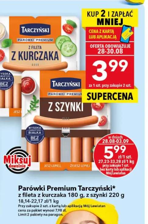 parówki z kurczaka