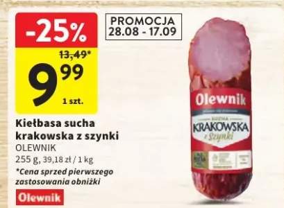 kiełbasa sucha