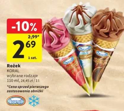 lody rożek