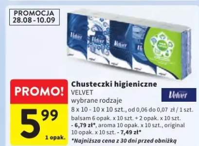 chusteczki higieniczne