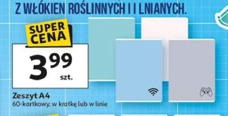 zeszyt w linie
