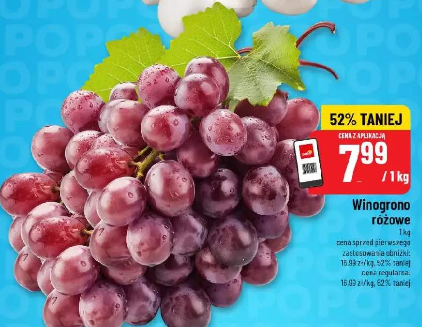 winogrona różowe