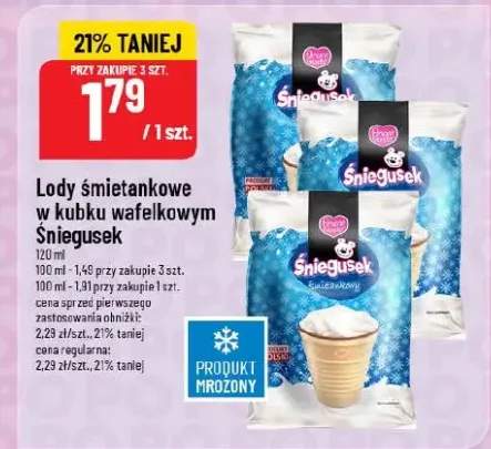 lody śmietankowe