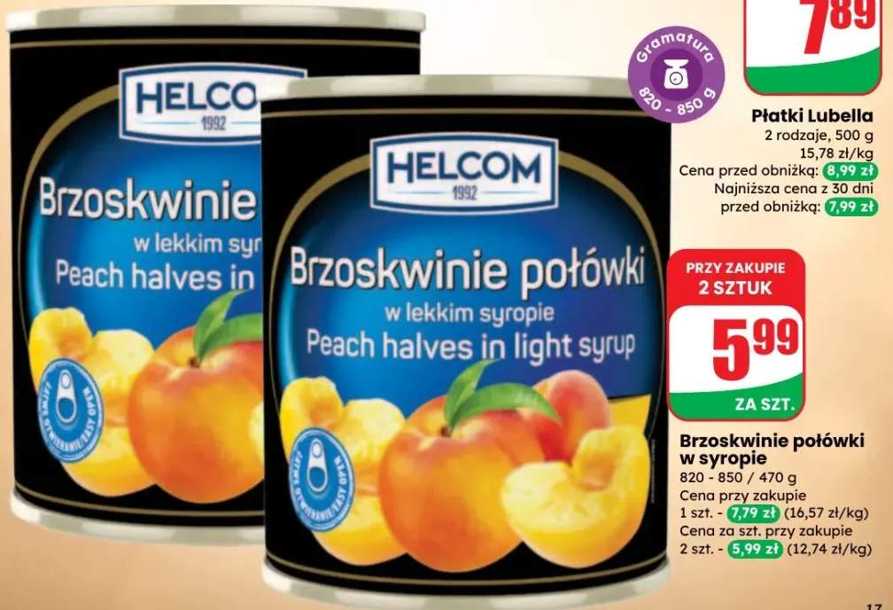 brzoskwinie w syropie