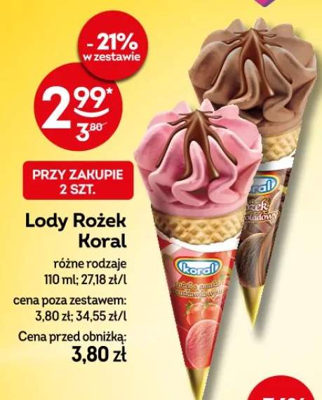 lody rożek