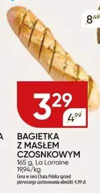 bagietka z masłem czosnkowym