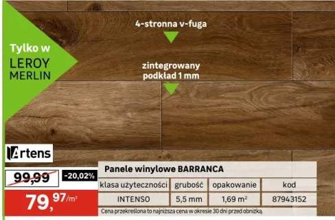 panel winylowy