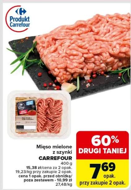 mięso mielone z szynki