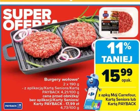 burger wołowy