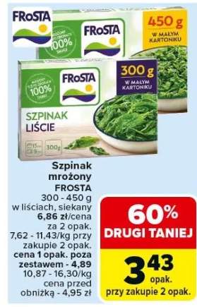szpinak mrożony
