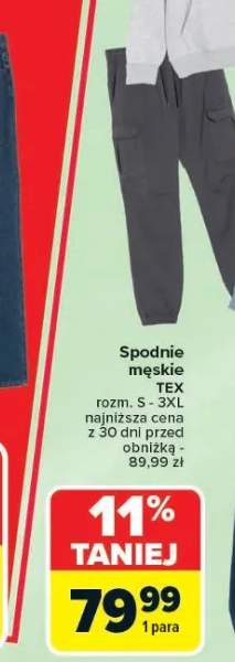 spodnie męskie