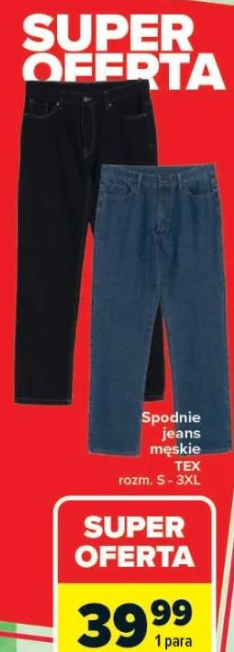 spodnie męskie