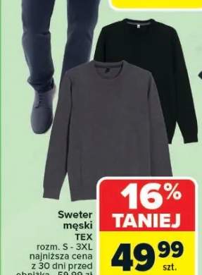 sweter męski