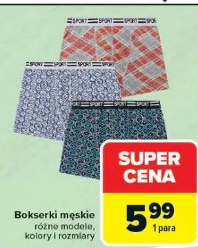 bokserki męskie