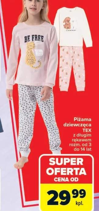 piżama dziewczęca