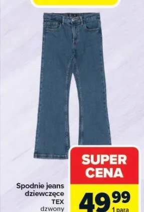 jeansy dziewczęce