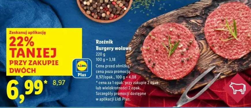 burger wołowy