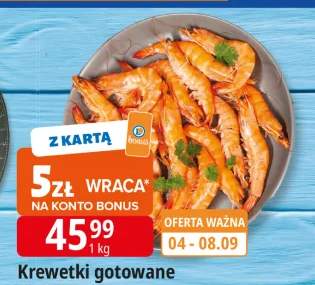krewetki gotowane