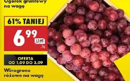 winogrona różowe