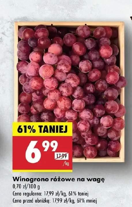 winogrona różowe