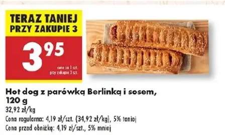 hot dog z parówką