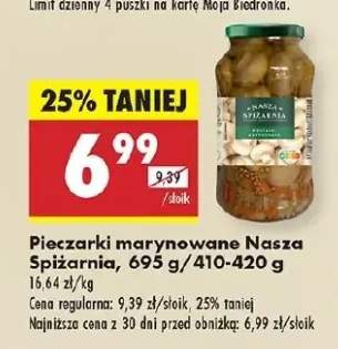 pieczarki marynowane