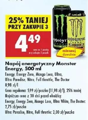 napój energetyczny