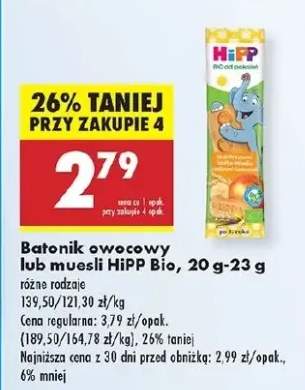 batonik owocowy
