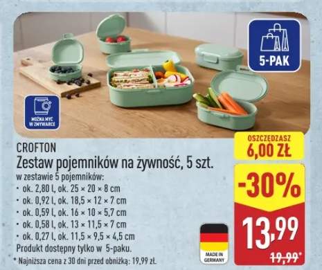 zestaw pojemników
