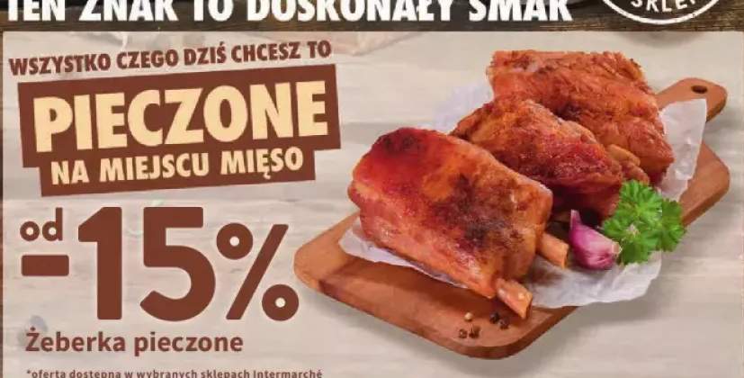 żeberka pieczone