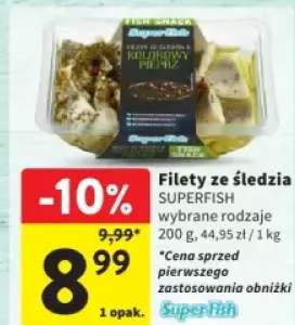 śledź filety